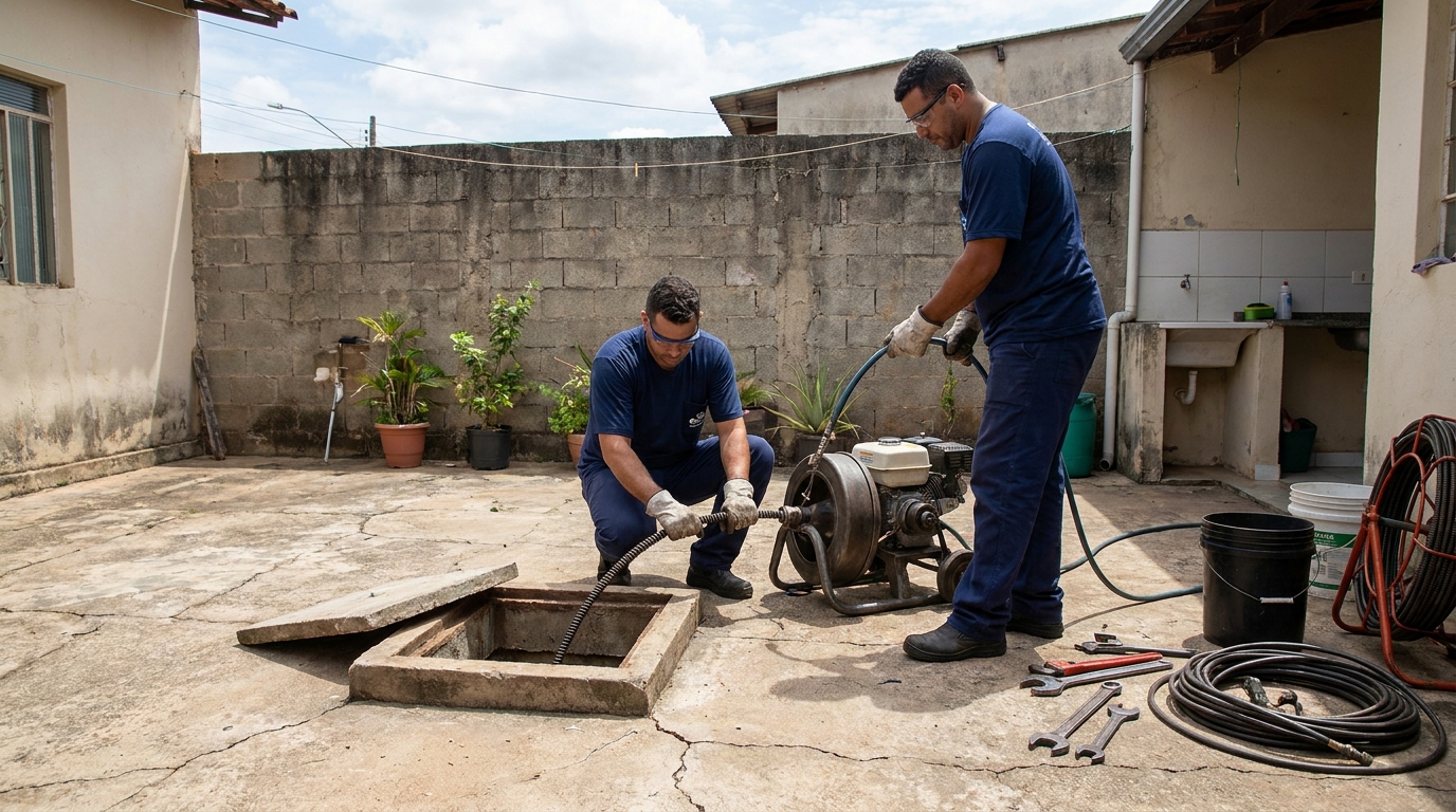 Sucção de Resíduos em Aparecida de Goiânia‑GO